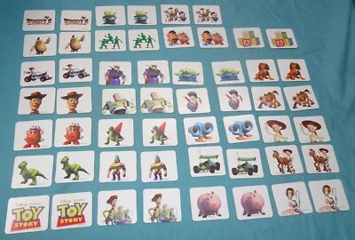 incomplete 54 cards only Disney Pixar Toy Story Edition Memory Game = Woody Buzz - Image 1 of 4