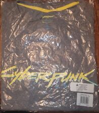 CYBERPUNK 2077 T-shirt in Gray, Women's Large, NEW Genuine from Poland!