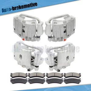 Front And Rear Brake Calipers Ceramic Pad Kit for 2000-2002 Chevrolet Tahoe - Bild 1 von 3