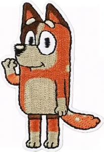 Tacón de chile de Bluey bordado hierro en parche - Imagen 1 de 1