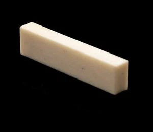 Tone Ninja Genuine Bone Nut Blank, Unbleached 15/64" thick NUT-NU22 - Picture 1 of 4