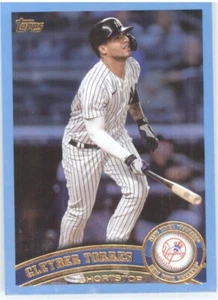 2021 Archives #255 GLEYBER TORRES Blue Foil 3/25 Yankees - Bild 1 von 2