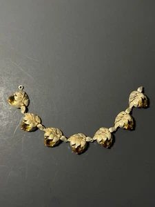 Vintage Cini 925 Sterling goldfarbene gelbe Steine Teil der Halskette wie besehen! - Bild 1 von 20