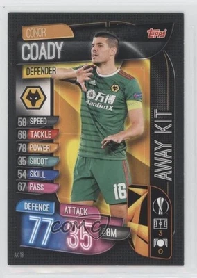 2019-20 Topps UCL Match Attax Extra Away Kit Conor Coady #AK18 Rookie RC - Image 1 of 2
