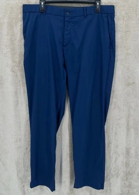 Nike Golf Dri Fit Pants Mens 36x32 Navy Stretch Standard Fit Outdoors Activewear - Image 1 of 4