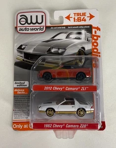 Auto World 'Deluxe 2 Pack' F-Bodies, Release 2, Version B: Camaro & Camaro 1:64 - Picture 1 of 3
