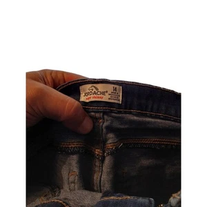niñas jordache ajustado ajustable desperdicio desgastado jeans - Imagen 1 de 3