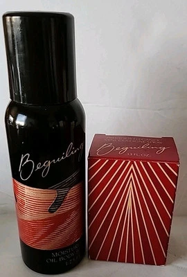  Avon Beguiling Colônia Spray 0,33 oz Plus Óleo Spray Corporal 3,75 oz Novo NOS  - Imagem 1 de 4