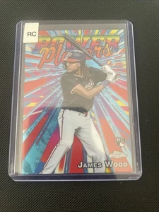 James Wood 2025 Topps Chrome Power Players Refractor Rookie RC Nationals C57 - Bild 1 von 4
