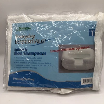 NEW Essential Medical Supply Inflatable Bed Shampooer 28 x 24 x 6 Inch - Image 1 of 4
