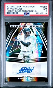 2022 Panini Elite Extra Edition #HG-BR Bryan Ramos Hidden Gems Signatures PSA7 - Picture 1 of 2