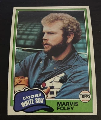 1981 Topps - Marvis Foley - #646 - Chicago White Sox - RC - Image 1 of 2