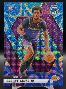 2024-25 Mosaic Bronny James Jr. Rookie Reactive Blue Prizm#214 Lakers - Bild 1 von 2