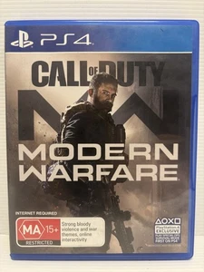 Call of Duty Modern Warfare Playstation 4 PS4 Game Sony Free Postage - Picture 1 of 8