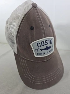 Costa 1983 Born On The Water Cap / Mütze.  Farbe grau/weiß.  Größenverstellbar. - Bild 1 von 7