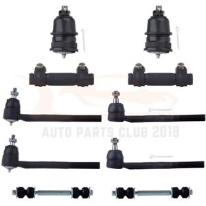 Suspension 10PC Ball Joint Tie Rod End Adjusting Sleeve Kit Fits 96-01 GMC Jimmy