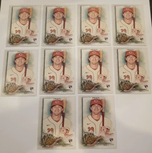 2022 Topps Allen & Ginter Base Card #159 (RC) Rookie TJ Friedl Lot of 10 Cards - Bild 1 von 8