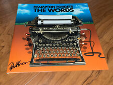 Peter Frampton Signed Vinyl Album Forgets The Words