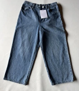 Viktoria & Woods Jeans Women 3 Waist 39 Inches straight Cropped High Rise Denim - Picture 1 of 14