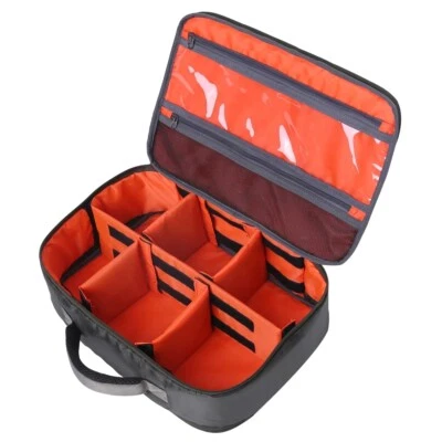 KYLEBOOKER Fishing Reel Gear Bag Portable Fishing Tackle Organizer Storage Bag Reel Case