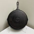 Vintage Lodge 10 1/2" Inch Cast Iron Skillet/Fry Pan Double Spout 8SK USA Made