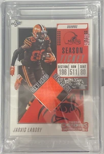 2018 Panini Contenders Season Tickets #76 Jarvis Landry Browns 59/80 - Imagen 1 de 1