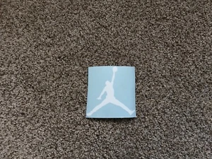 Calcomanía Michael Air Jordan. Calcomanía blanca de alta calidad. - Imagen 1 de 3