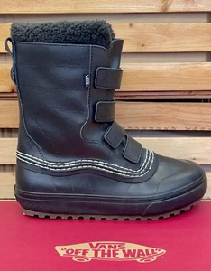 Vans - Herren Standard V Snow Mte Blackout Leder Winterstiefel Neu im Karton - Bild 1 von 6