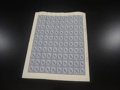 FINLANDIA 1917 Sc#91 25p Brazos Hoja Completa de 100 Estampillas MNH VF SCV $40 Foto 1 de 2