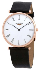 Longines La Grande Classique Gold PVD Schwarzes Leder Unisex Uhr L4.755.1.91.2 - Bild 1 von 4