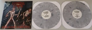 Cannibal Corpse Stab Hack Slash Kill Grey Black Marble Vinyl LP Record new - Picture 1 of 2