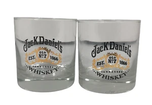 Jack Daniels Old No 7 Tennessee whisky etichetta oro highball 5 fl oz set di 2 - Foto 1 di 11