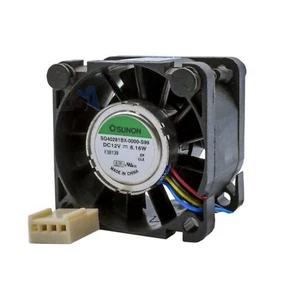 Ventilateur 40 mm 12 V DC 40 x 28 mm SUNON SG40281BX-0000-S99 Ball Bearing 06... - Afbeelding 1 van 1