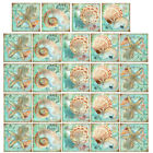  24 Pcs Starfish Shell Stickers Calcomanias De Pared Ceramic Tile