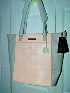 DISNEY KINGDOM COUTURE LEATHER HANDBAG (PINK/GREY) - Picture 1 of 7