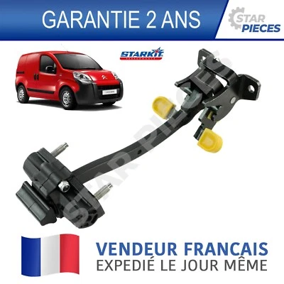 ARRET TIRANT LIMITEUR PORTE BATTANTE ARRIÈRE BIPPER NEMO FIORINO QUBO 1388875080 - Photo 1/4