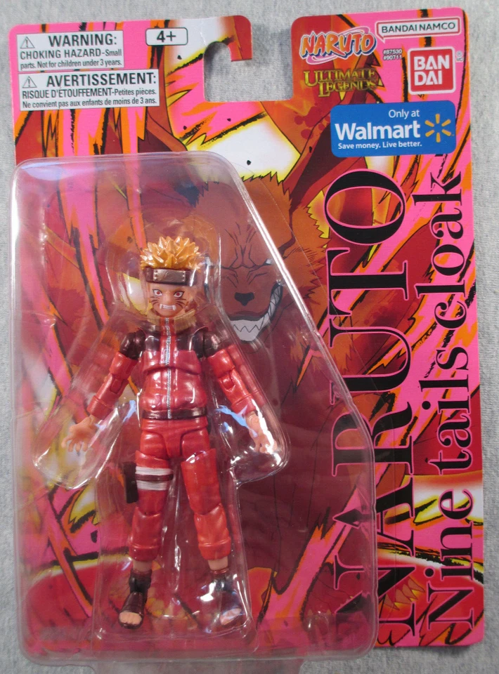 Bandai Namco Ultimate Legends Naruto Nine Tails Cloak Walmart Figure