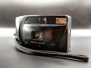 MINOLTA RIVA 35 ST Quartz Date Point & Shoot Film Camera 35mm TESTED AA Battery - Picture 1 of 5
