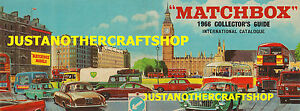 Matchbox Spielzeug 1966 Katalog Abdeckung Groß Poster Anzeige Shop Zeichen Daten