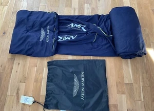 Genuine Aston Martin DB11 AMR Indoor car cover + Storage Bag Navy Blue/Lime - Picture 1 of 3