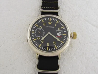 Reloj Zenith Cronómetro Laco Legion Condor Luftwaffe Segunda Guerra Mundial Vintage Plata Suizo Foto 1 de 4