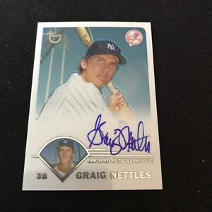 2003 Topps Retired Signature Edition Graig Nettles Autograph Auto #TA-GN Yankees - Picture 1 of 2