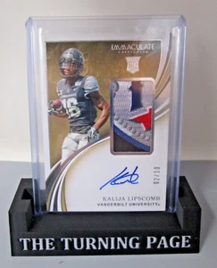 Kalija Lipscomb 2020 Immaculate Collegiate Rookie Patch Auto #138 Logo Ciotola/10 - Foto 1 di 3
