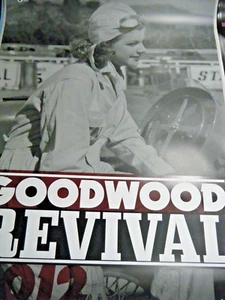 GOODWOOD REVIVAL POSTER ANN SHERIDAN INDIANAPOLIS 500 1939 SMERY COLLINS UBS - Foto 1 di 4