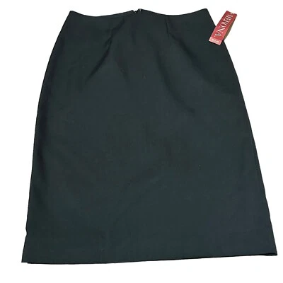 Falda lápiz Merona para mujer talla 2 ropa de trabajo profesional cremallera negra Foto 1 de 4