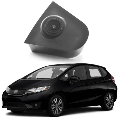 Full HD CCD Car Front View Camera Logo Embedded for 2016 2017 2018 Honda JAZZ - Image 1 of 4