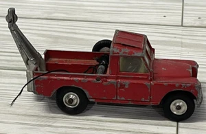 Corgi Rover Land 109 Tow Truck Toys Red Vintage Breakdown CORGI LAND ROVER - Picture 1 of 5