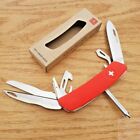 Swiza D08 Swiss Multi Tools Pocket Knife Stainless Blade Red Synthetic Handle