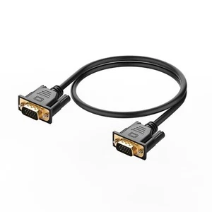 VGA to VGA CableVGA 15 pin 1080P Full HD Male to Male Monitor Video Adapter C... - Picture 1 of 7