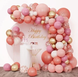 Balloon Arch Kit +Balloons Garland Birthday Wedding Party Baby Shower Decor - Picture 1 of 7